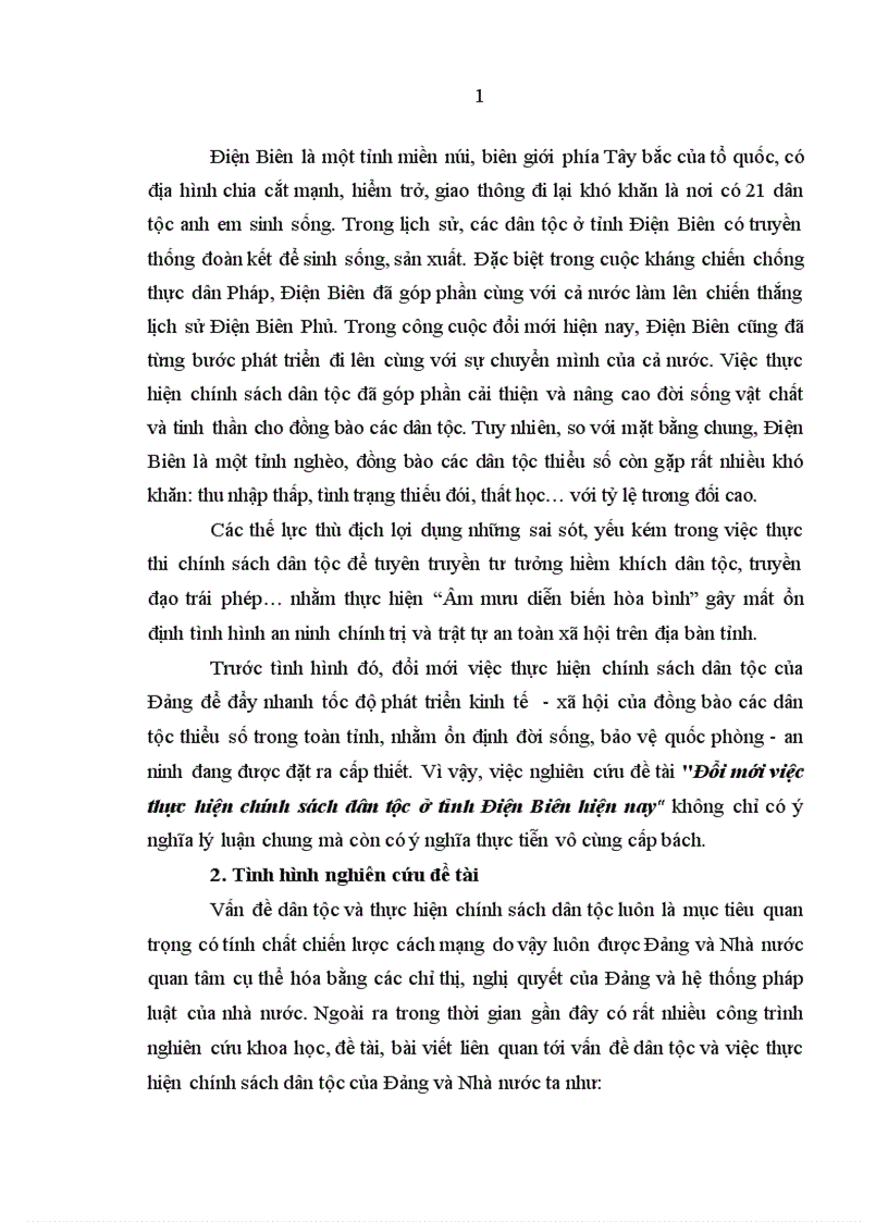 image for page Đổi mới việc thực hiện chính sách dân tộc ở tỉnh Điện Biên hiện nay