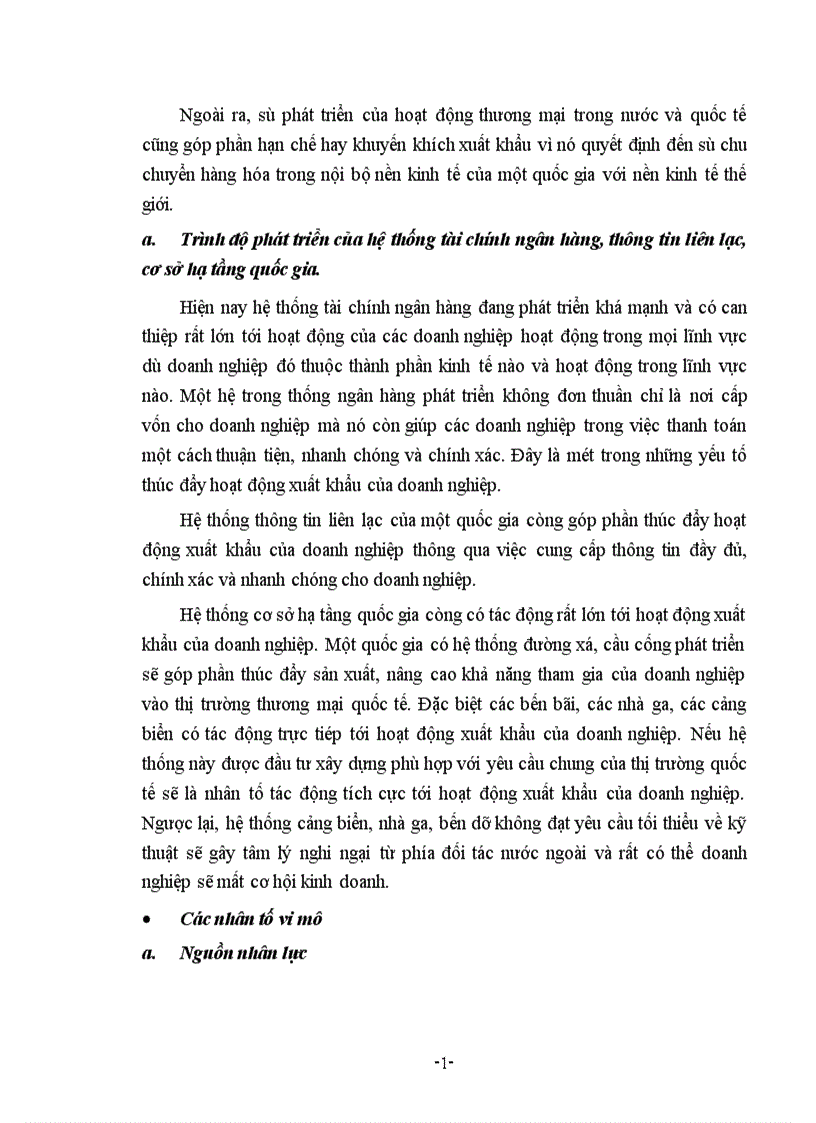 image for page Một số giải pháp chủ yếu nhằm thúc đẩy xuất khẩu hàng nông sản của công ty VILEXIM 1