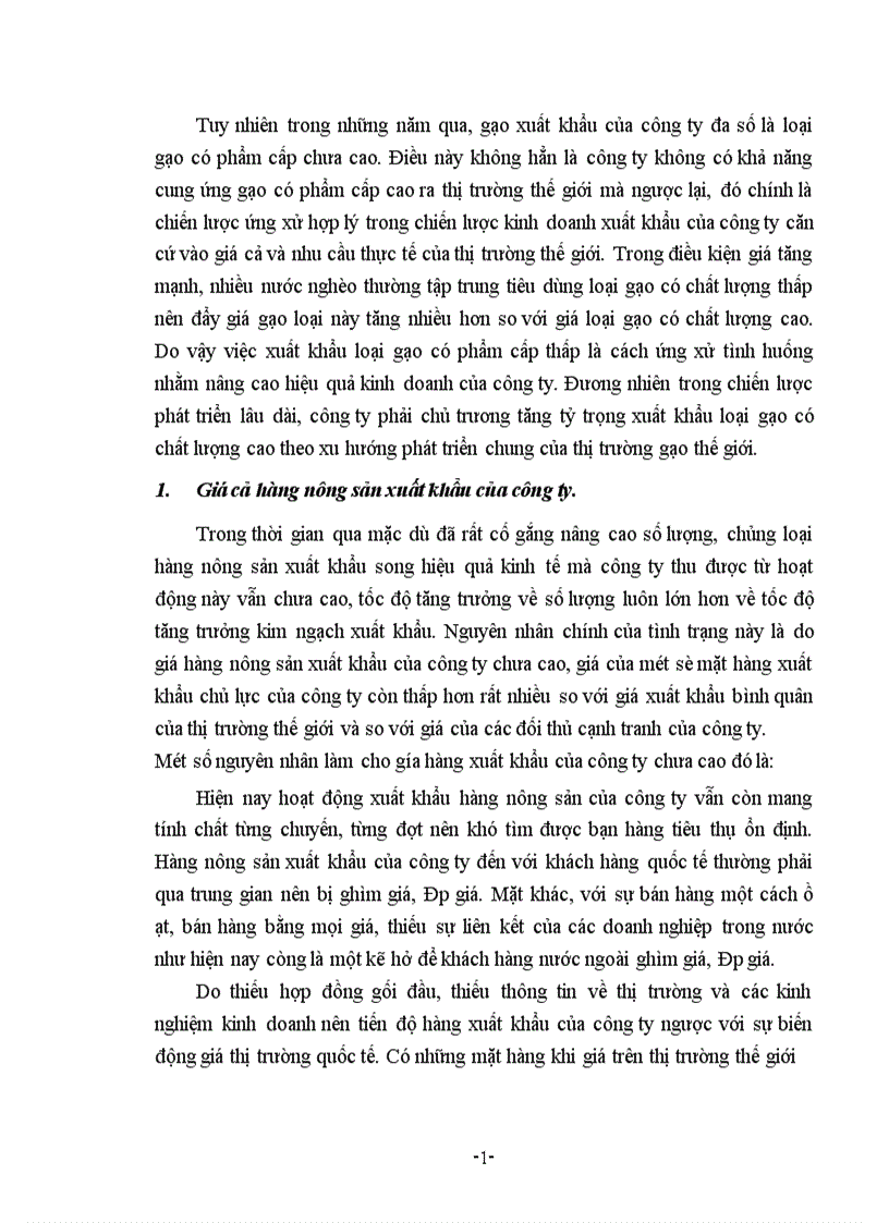 image for page Một số giải pháp chủ yếu nhằm thúc đẩy xuất khẩu hàng nông sản của công ty VILEXIM 1
