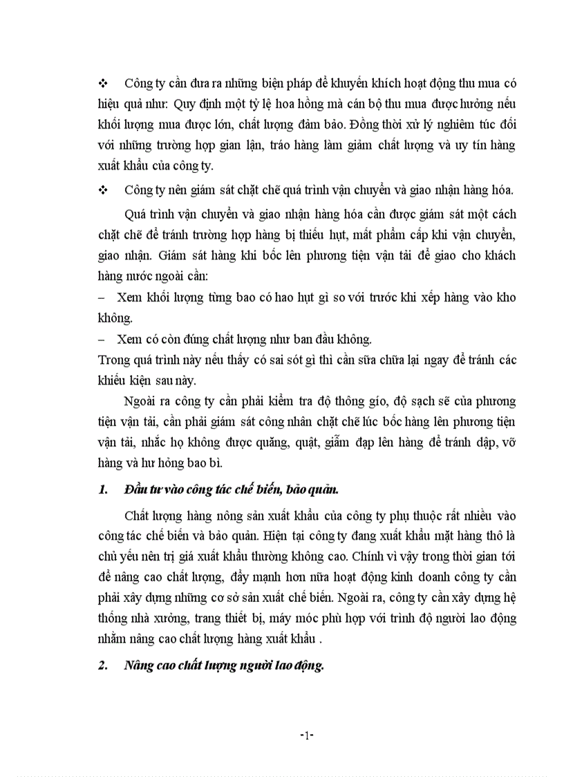 image for page Một số giải pháp chủ yếu nhằm thúc đẩy xuất khẩu hàng nông sản của công ty VILEXIM 1