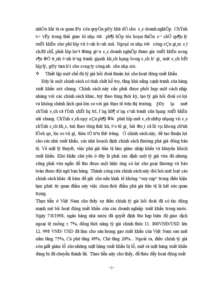 image for page Một số giải pháp chủ yếu nhằm thúc đẩy xuất khẩu hàng nông sản của công ty VILEXIM 1
