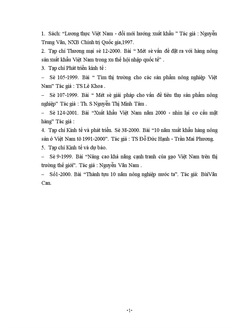image for page Một số giải pháp chủ yếu nhằm thúc đẩy xuất khẩu hàng nông sản của công ty VILEXIM 1