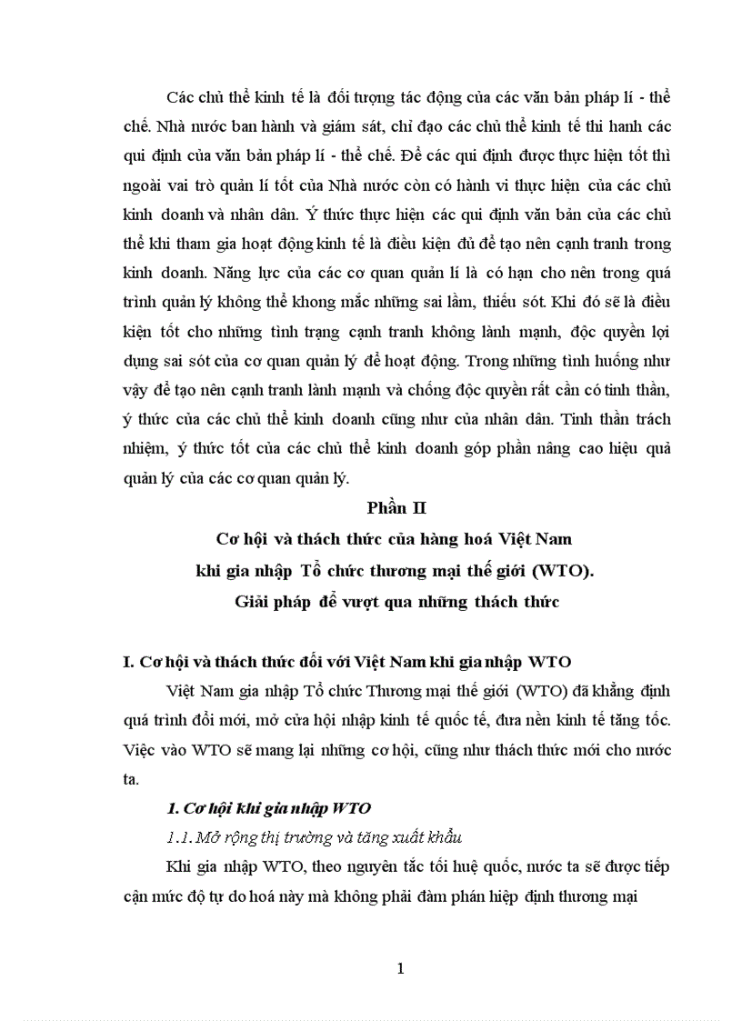image for page Những cơ hội và thách thức của hàng hoá Việt Nam khi gia nhập Tổ chức Thương mại thế giới WTO Giải pháp để vượt qua những thách thức 1