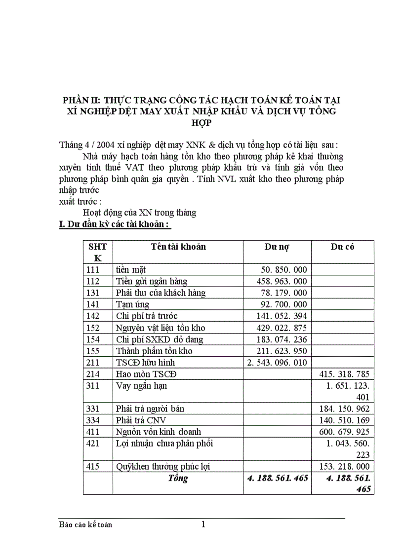 image for page Thực trạng công tác hạch toán kế toán tổng hợp tại Xí nghiệp dệt may xuất nhập khẩu và dịch vụ tổng hợp 1