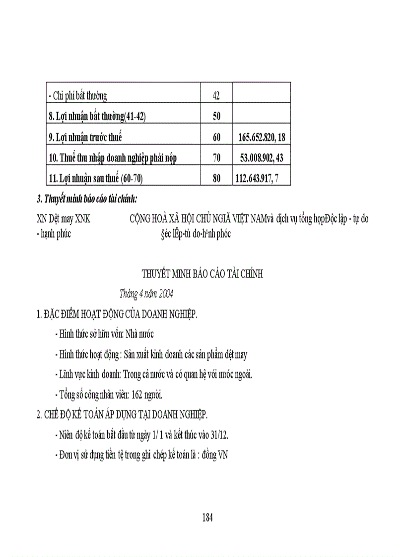 image for page Thực trạng công tác hạch toán kế toán tổng hợp tại Xí nghiệp dệt may xuất nhập khẩu và dịch vụ tổng hợp 1