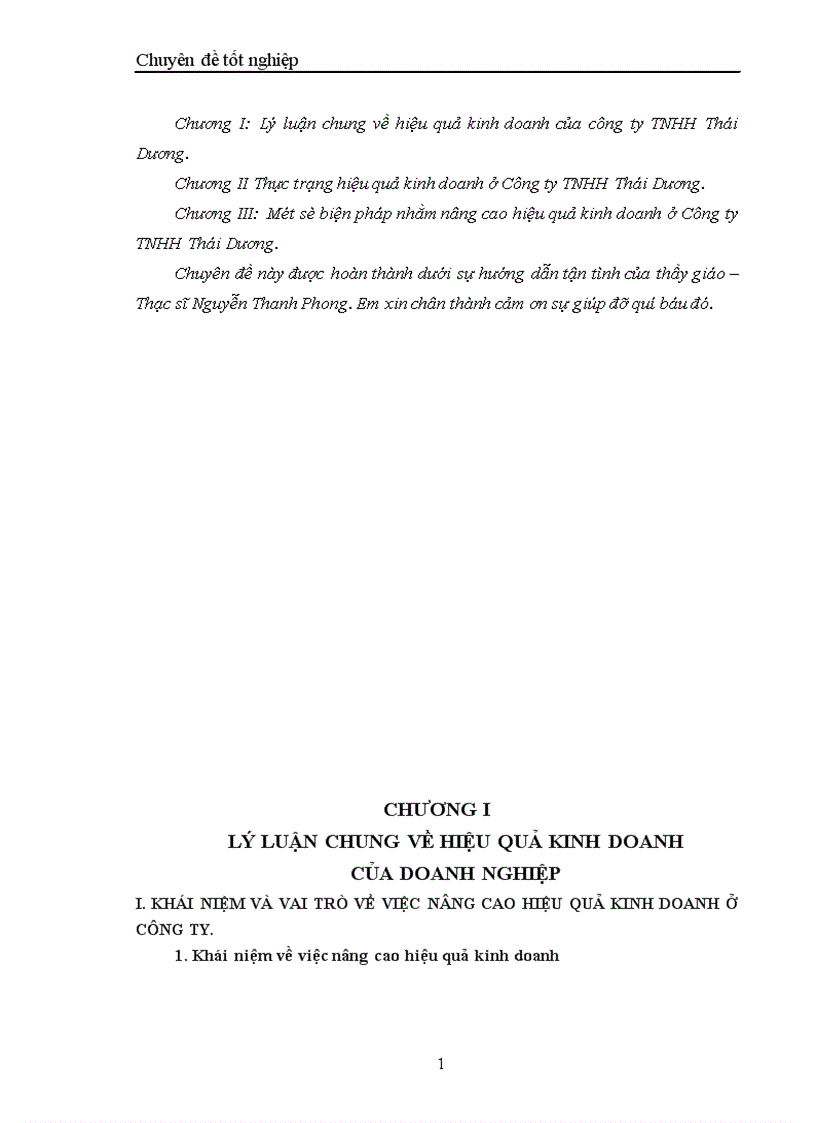 image for page Một số biện pháp Chủ yếu nhằm nâng cao hiệu quả kinh doanh ở Công ty TNHH Thái Dương 1