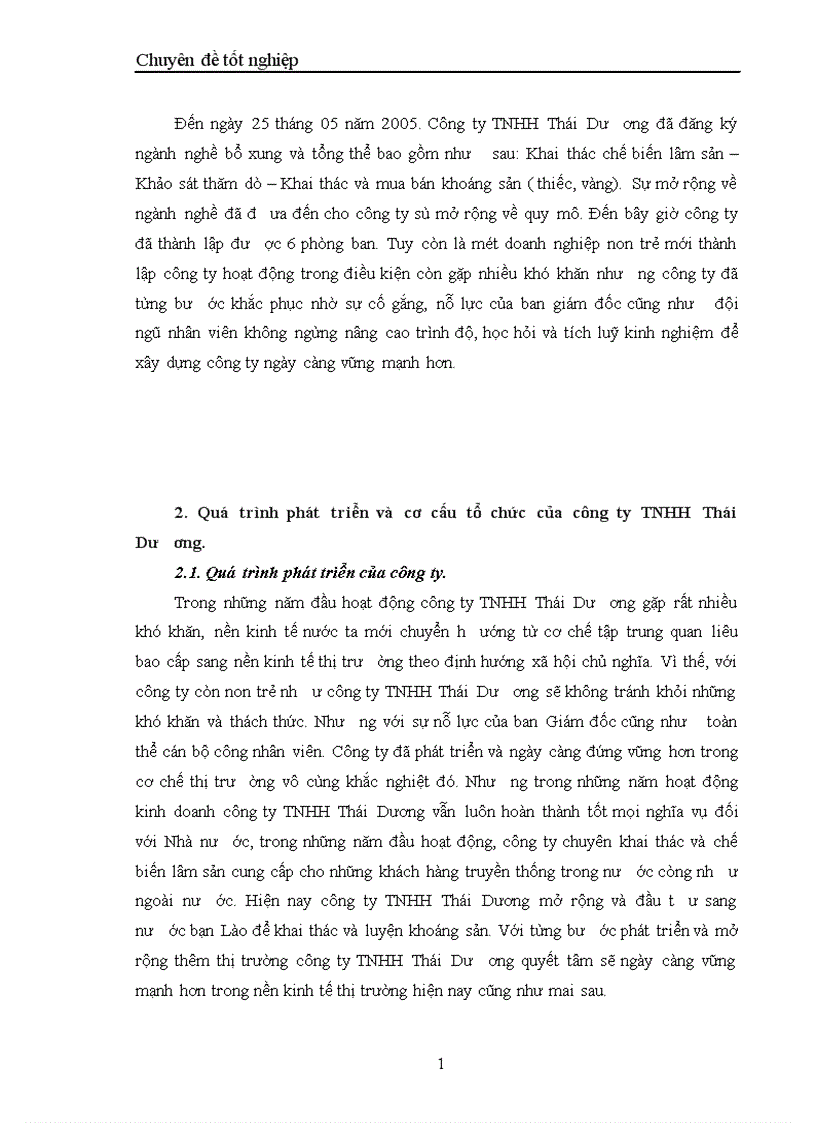 image for page Một số biện pháp Chủ yếu nhằm nâng cao hiệu quả kinh doanh ở Công ty TNHH Thái Dương 1