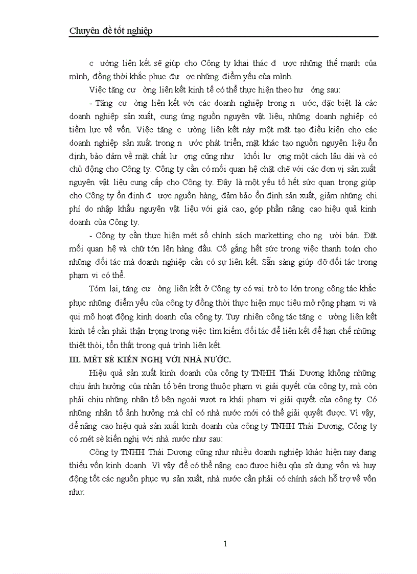 image for page Một số biện pháp Chủ yếu nhằm nâng cao hiệu quả kinh doanh ở Công ty TNHH Thái Dương 1