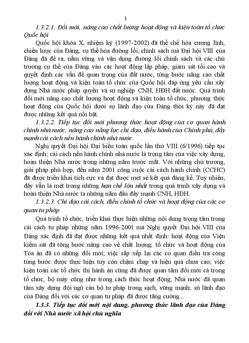 image for page đảng lãnh đạo Xây dựng Nhà nước pháp quyền Xã hội chủ nghĩa từ tháng 6 1996 đến 4 2001