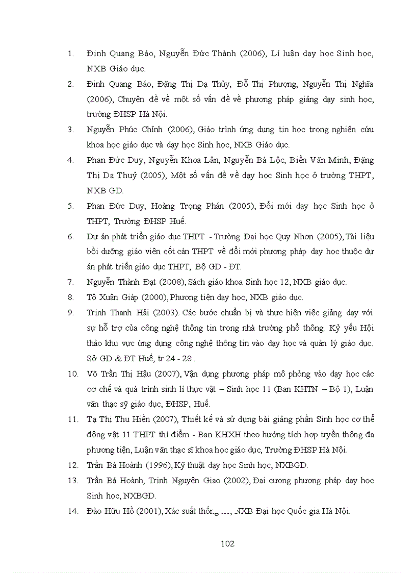 image for page Xây dựng CD Rom tư liệu phục vụ giảng dạy sinh học THPT