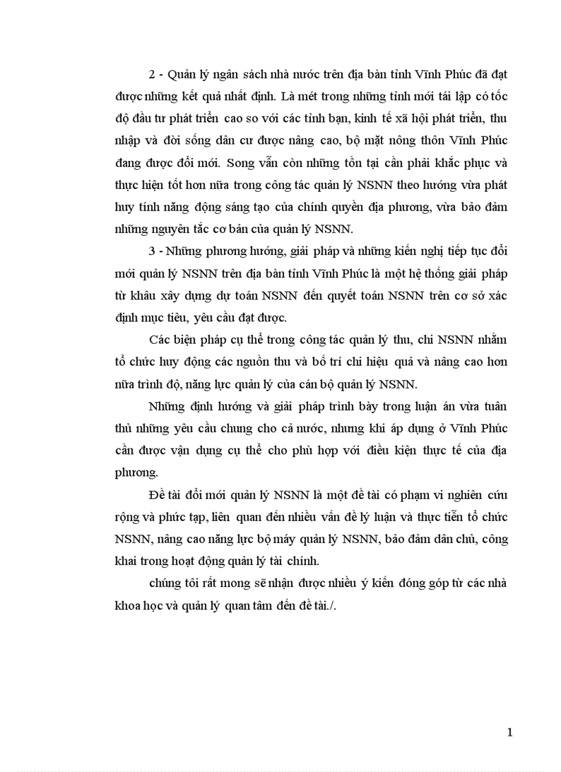image for page Một số vấn đề về đổi mới quản lý ngân sách nhà nước trên địa bàn tỉnh Vĩnh Phúc 1