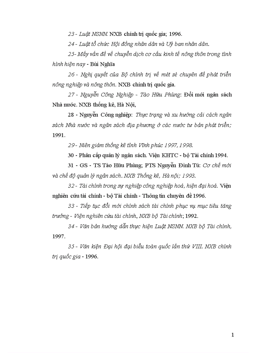 image for page Một số vấn đề về đổi mới quản lý ngân sách nhà nước trên địa bàn tỉnh Vĩnh Phúc 1