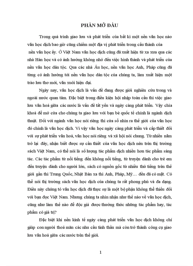 image for page Vài nét khát quát chung về văn học dịch và hoạt động dịch thuật văn học ở Việt Nam trước