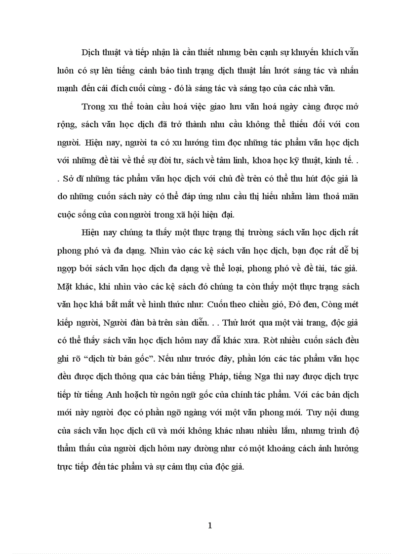 image for page Vài nét khát quát chung về văn học dịch và hoạt động dịch thuật văn học ở Việt Nam trước