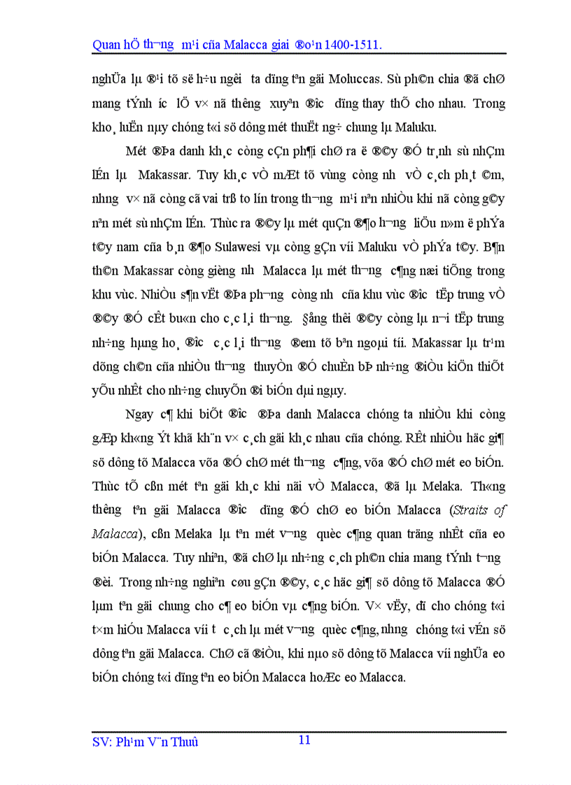image for page Quan hệ thương mại của Malacca giai đoạn 1400 1511 1