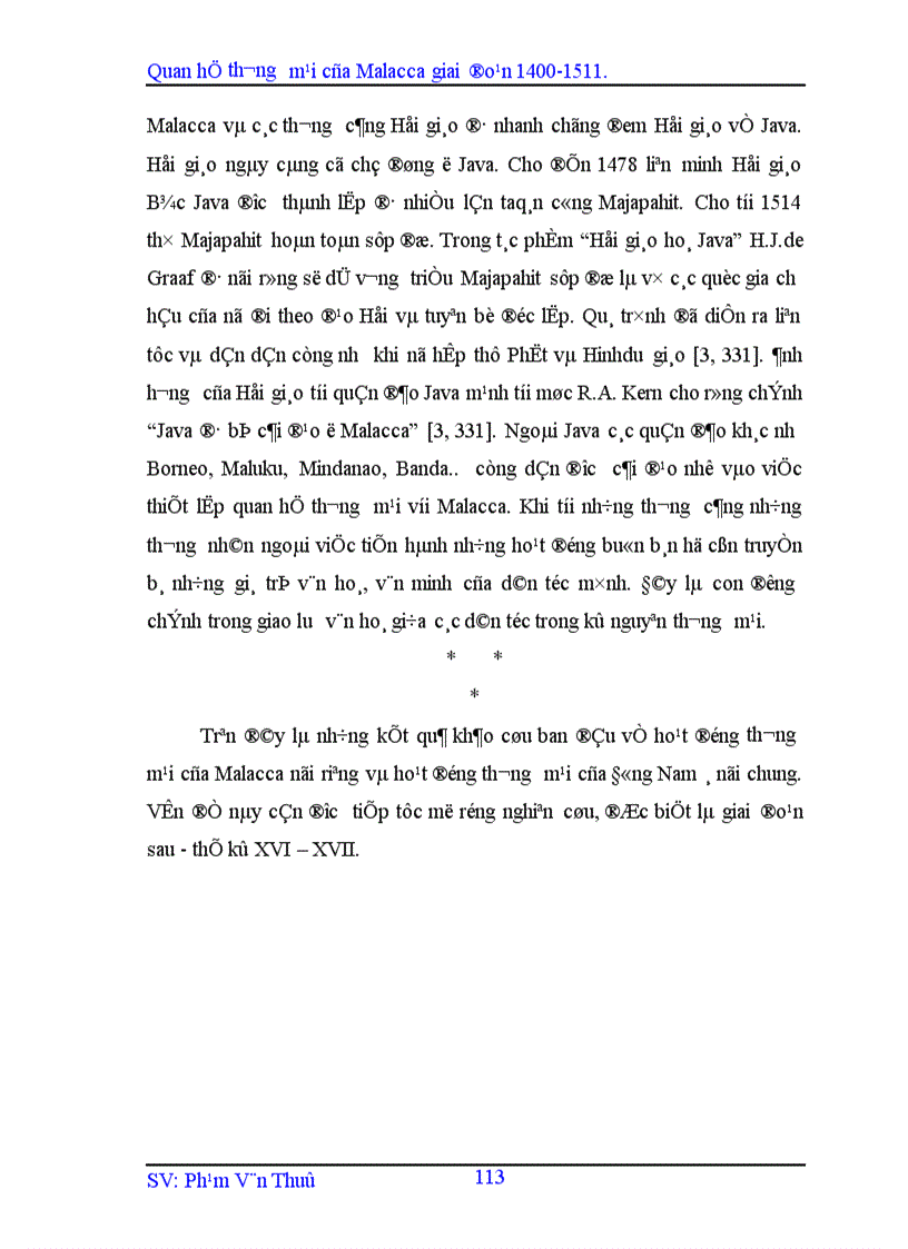 image for page Quan hệ thương mại của Malacca giai đoạn 1400 1511 1