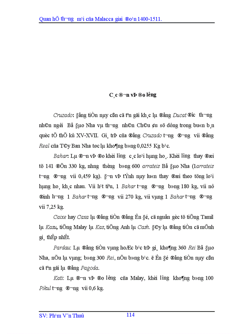 image for page Quan hệ thương mại của Malacca giai đoạn 1400 1511 1