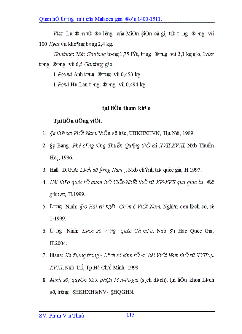 image for page Quan hệ thương mại của Malacca giai đoạn 1400 1511 1