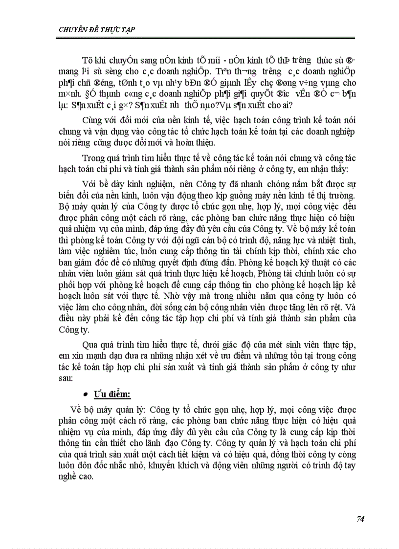 image for page Kế toán chi phí sản xuất và tính giá thành sản phẩm tại Công ty Cơ khí và sửa chữa công trình cầu đường bộ II 1