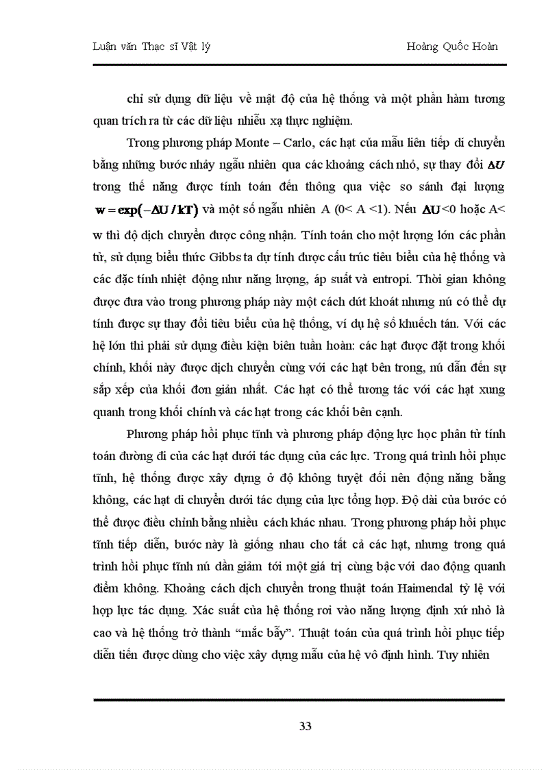 image for page Mô phỏng quá trình khuếch tán của nguyên tử tạp trong các hệ mất trật tự