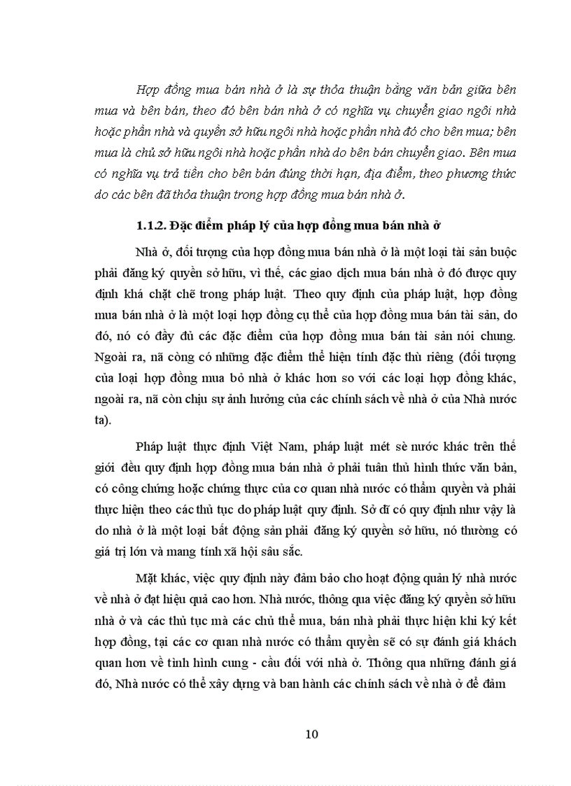 image for page Một số vấn đề về hợp đồng mua bán nhà ở theo pháp luật hiện hành và phương hướng hoàn thiện 1