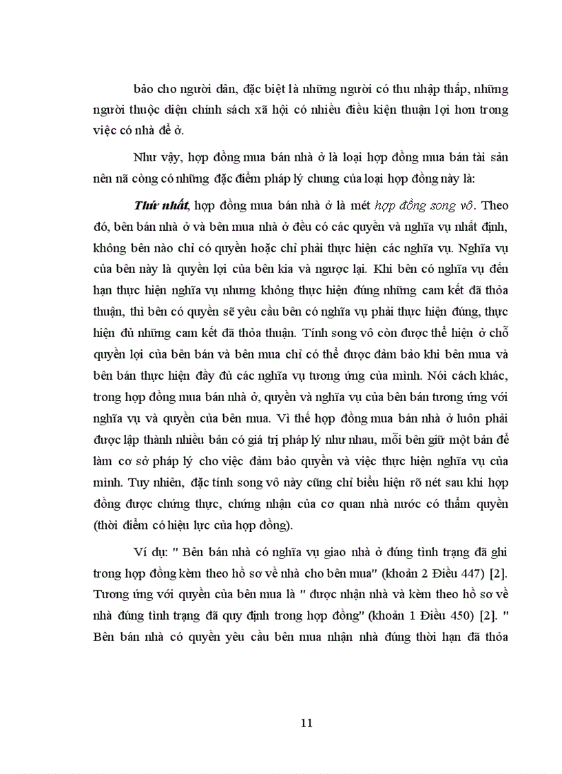 image for page Một số vấn đề về hợp đồng mua bán nhà ở theo pháp luật hiện hành và phương hướng hoàn thiện 1