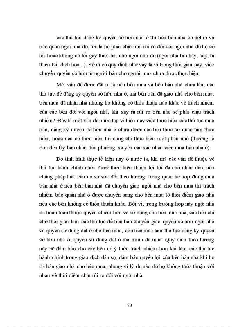 image for page Một số vấn đề về hợp đồng mua bán nhà ở theo pháp luật hiện hành và phương hướng hoàn thiện 1