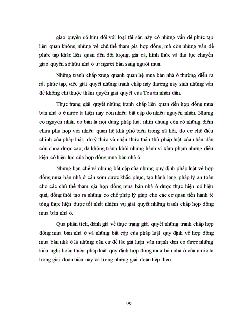 image for page Một số vấn đề về hợp đồng mua bán nhà ở theo pháp luật hiện hành và phương hướng hoàn thiện 1