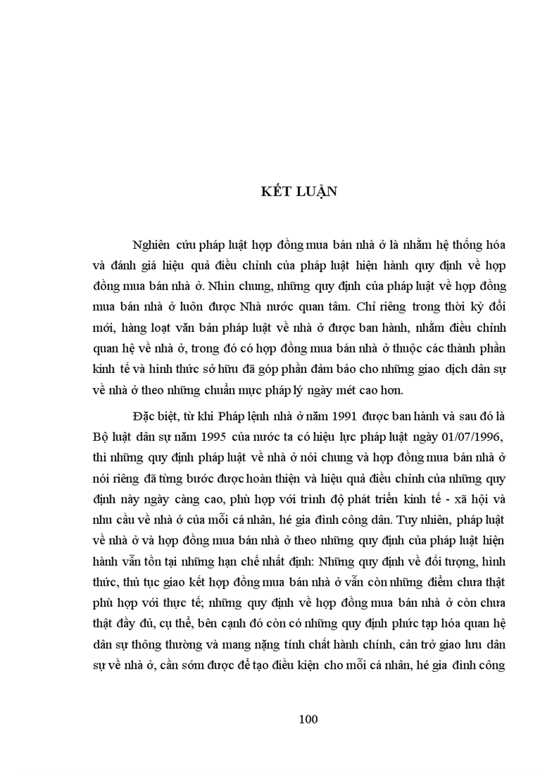 image for page Một số vấn đề về hợp đồng mua bán nhà ở theo pháp luật hiện hành và phương hướng hoàn thiện 1