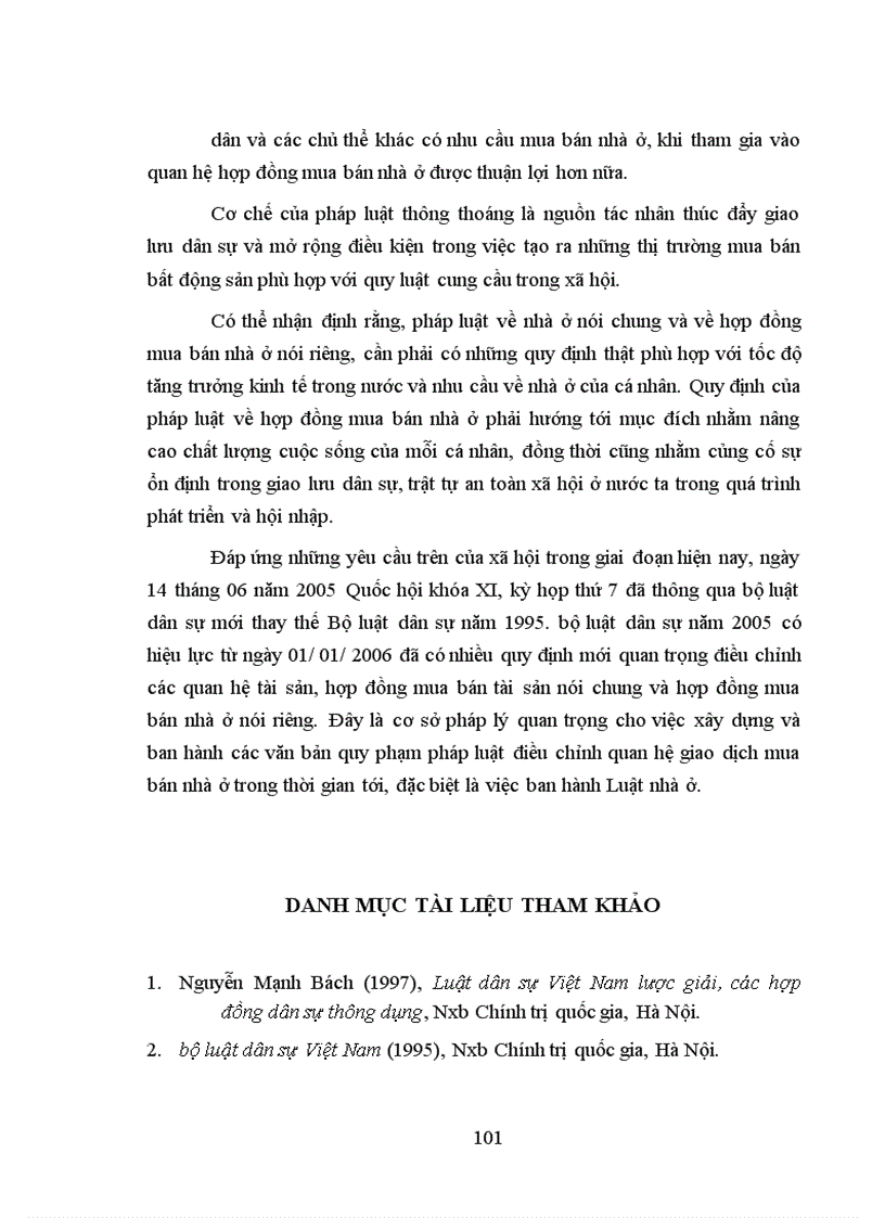image for page Một số vấn đề về hợp đồng mua bán nhà ở theo pháp luật hiện hành và phương hướng hoàn thiện 1