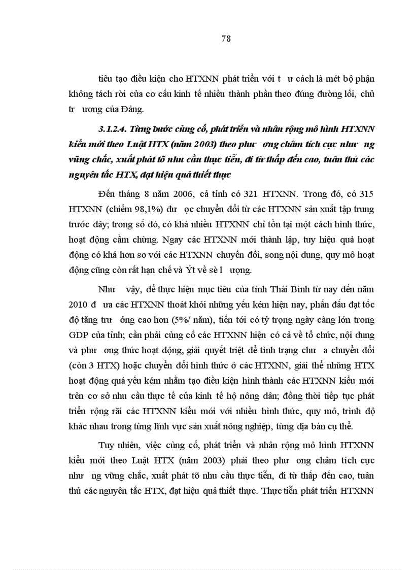 image for page Hợp tác xã nông nghiệp kiểu mới ở Thái Bình hiện nay