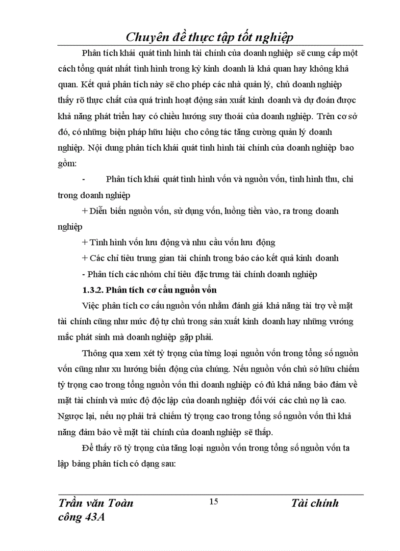 image for page Phân tích thực trạng tài chính của công ty giao nhận kho vận ngoại thương Vietrans 1