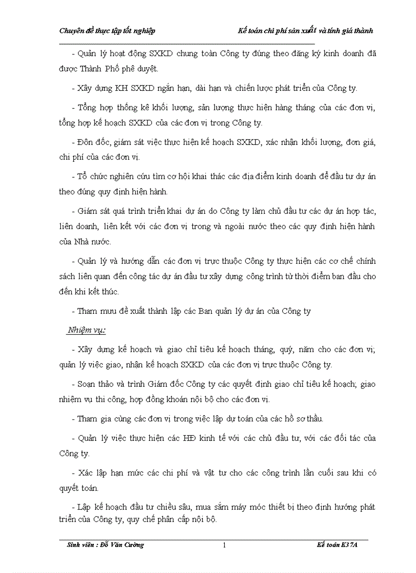 image for page Hoàn thiện kế toán chi phí sản xuất và tính giá thành sản phẩm xây lắp tại Công ty xây dựng và đầu tư Bạch đằng 6 1