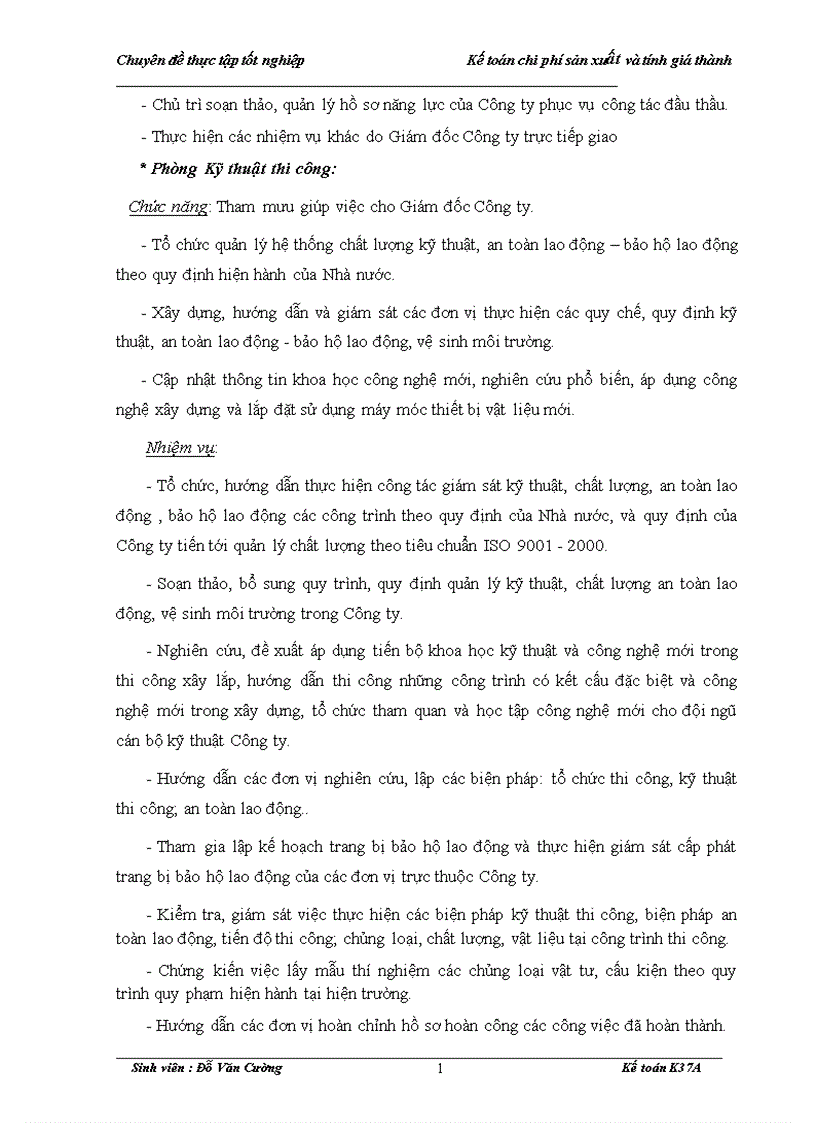 image for page Hoàn thiện kế toán chi phí sản xuất và tính giá thành sản phẩm xây lắp tại Công ty xây dựng và đầu tư Bạch đằng 6 1