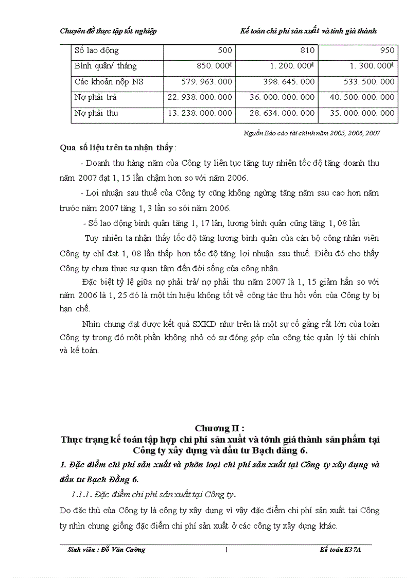 image for page Hoàn thiện kế toán chi phí sản xuất và tính giá thành sản phẩm xây lắp tại Công ty xây dựng và đầu tư Bạch đằng 6 1