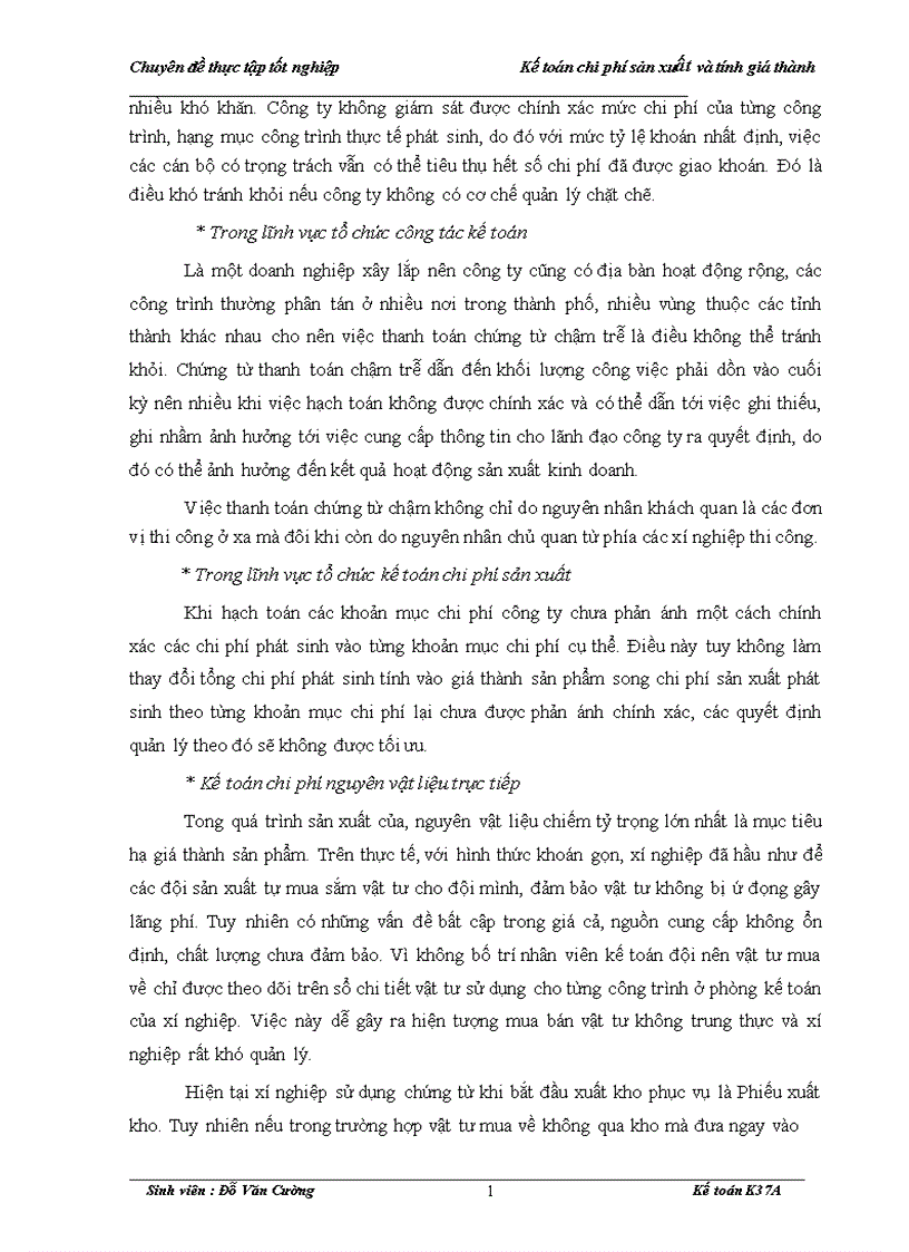 image for page Hoàn thiện kế toán chi phí sản xuất và tính giá thành sản phẩm xây lắp tại Công ty xây dựng và đầu tư Bạch đằng 6 1