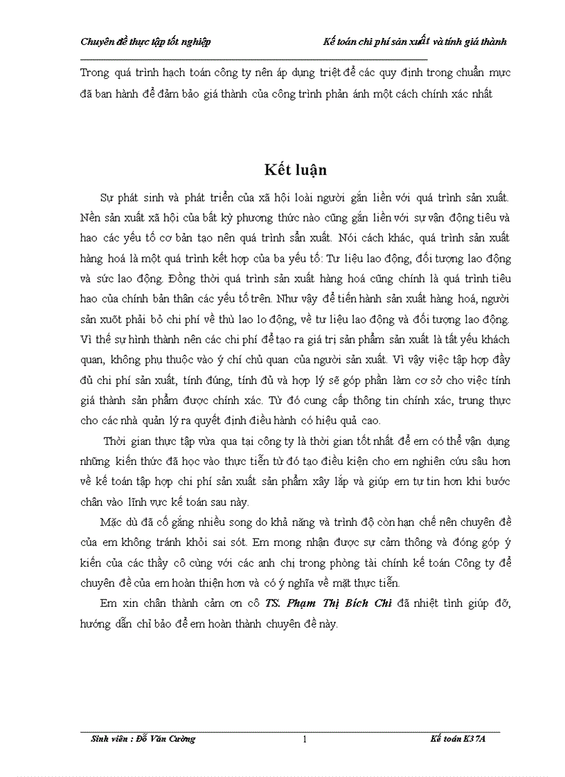 image for page Hoàn thiện kế toán chi phí sản xuất và tính giá thành sản phẩm xây lắp tại Công ty xây dựng và đầu tư Bạch đằng 6 1