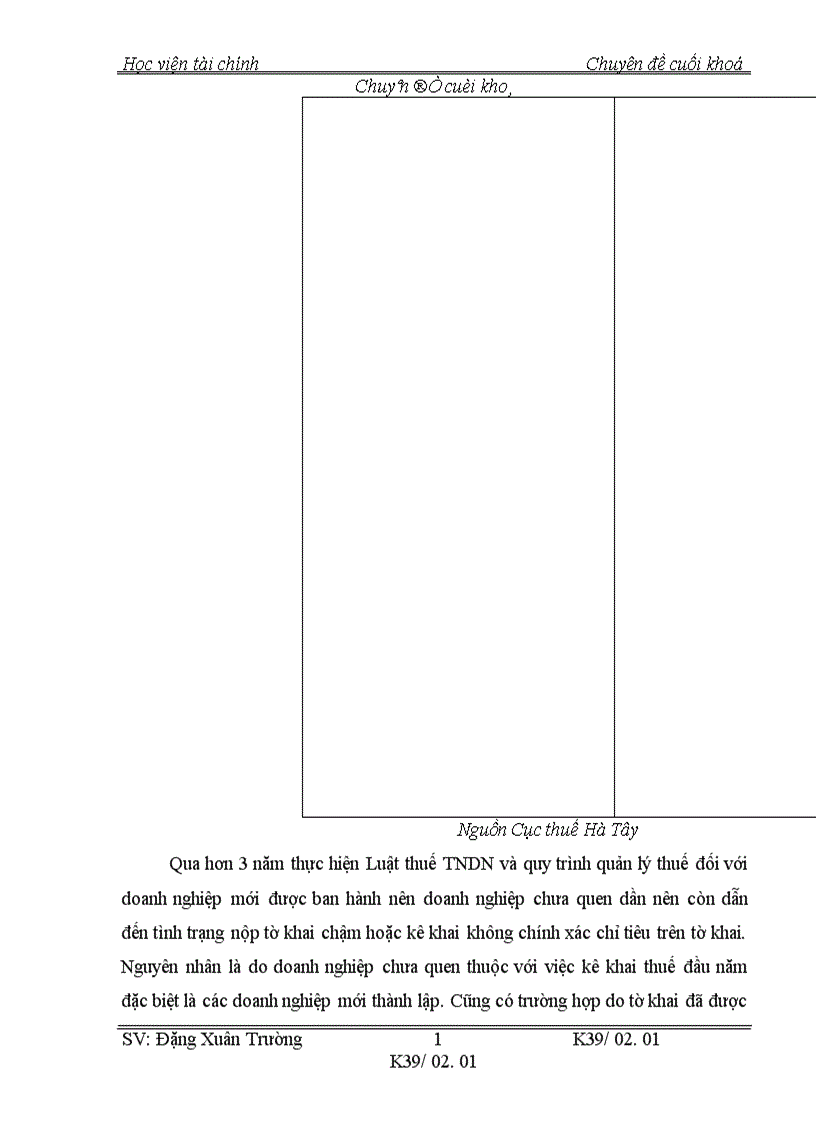 image for page Thực trạng công tác quản lý thuế thu nhập doanh nghiệp đói với loại hình doanh nghiệp NQD nộp thuế theo phương pháp kê khai trên địa bàn tỉnh Hà Tây