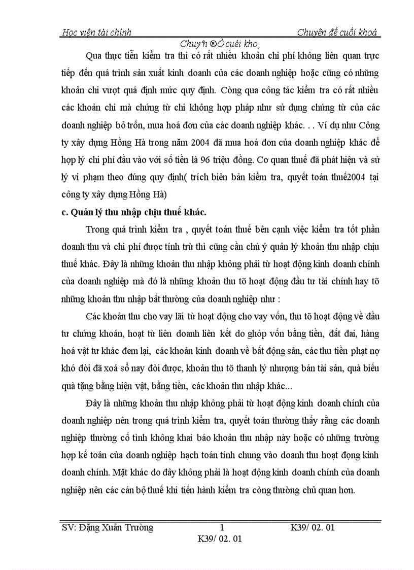 image for page Thực trạng công tác quản lý thuế thu nhập doanh nghiệp đói với loại hình doanh nghiệp NQD nộp thuế theo phương pháp kê khai trên địa bàn tỉnh Hà Tây