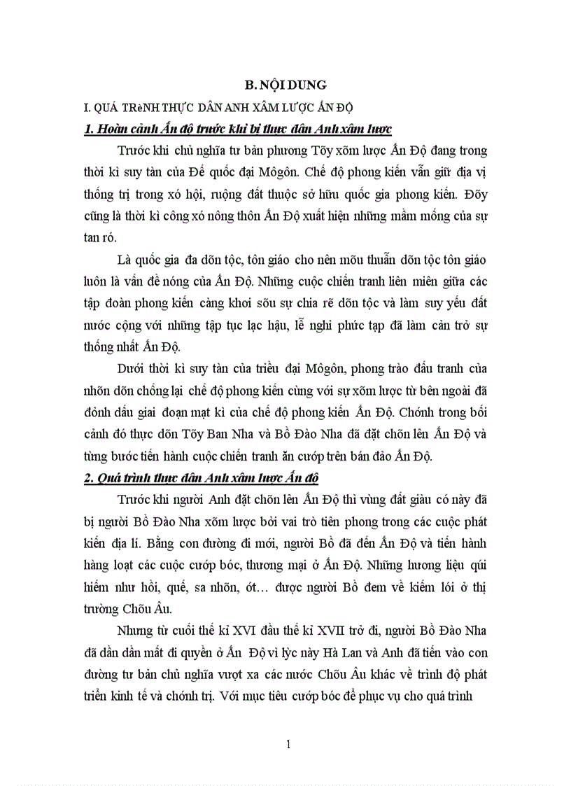 image for page vấn đề đọc lập dân tộc thực sự của Ấn Độ