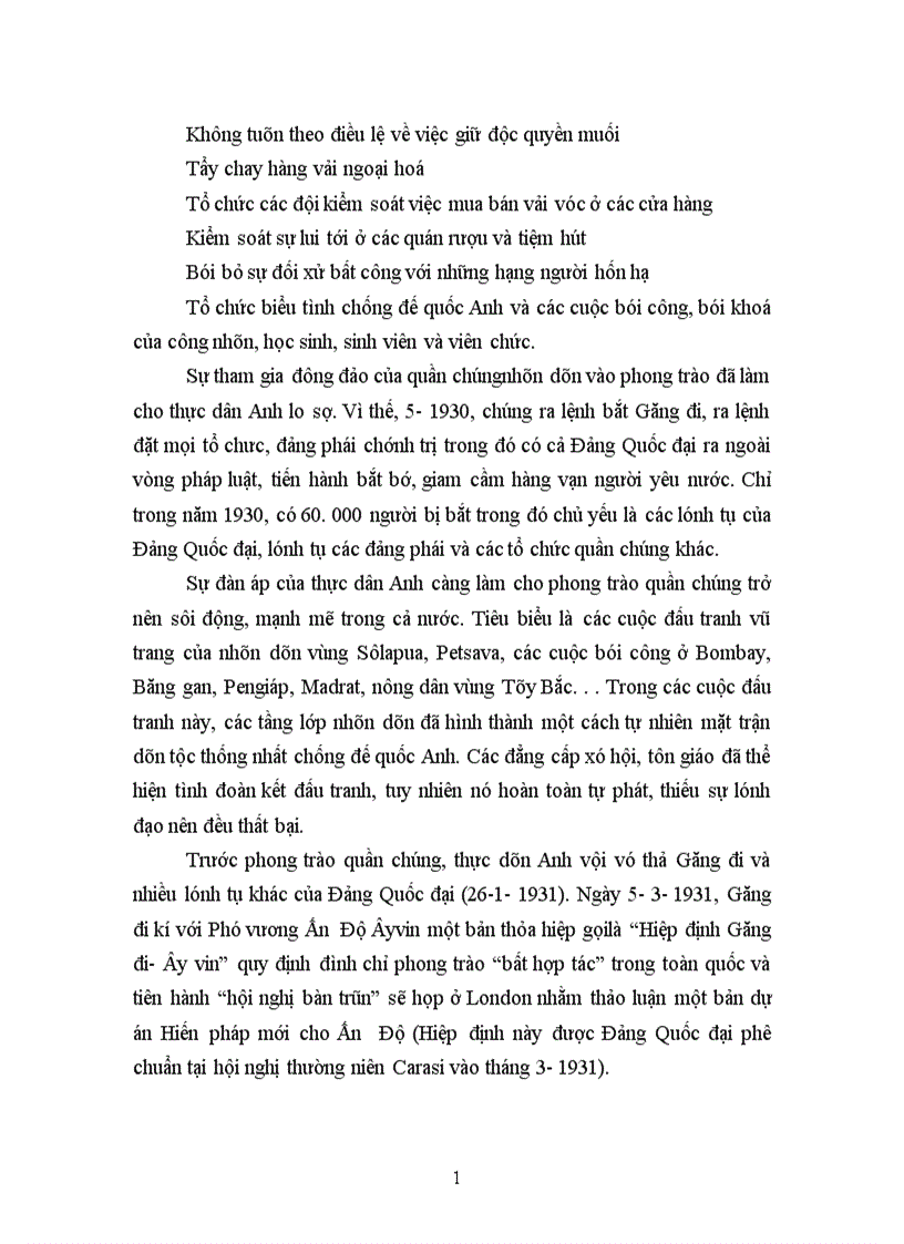 image for page vấn đề đọc lập dân tộc thực sự của Ấn Độ