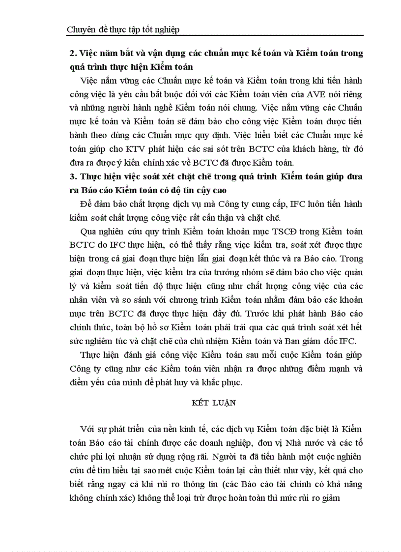 image for page Thực trạng kiểm toán khoản mục TSCĐ trong kiểm toán báo cáo tài chính do công ty TNHH Kiểm toán và Tư vấn tài chính quốc tế IFC thực hiện 1