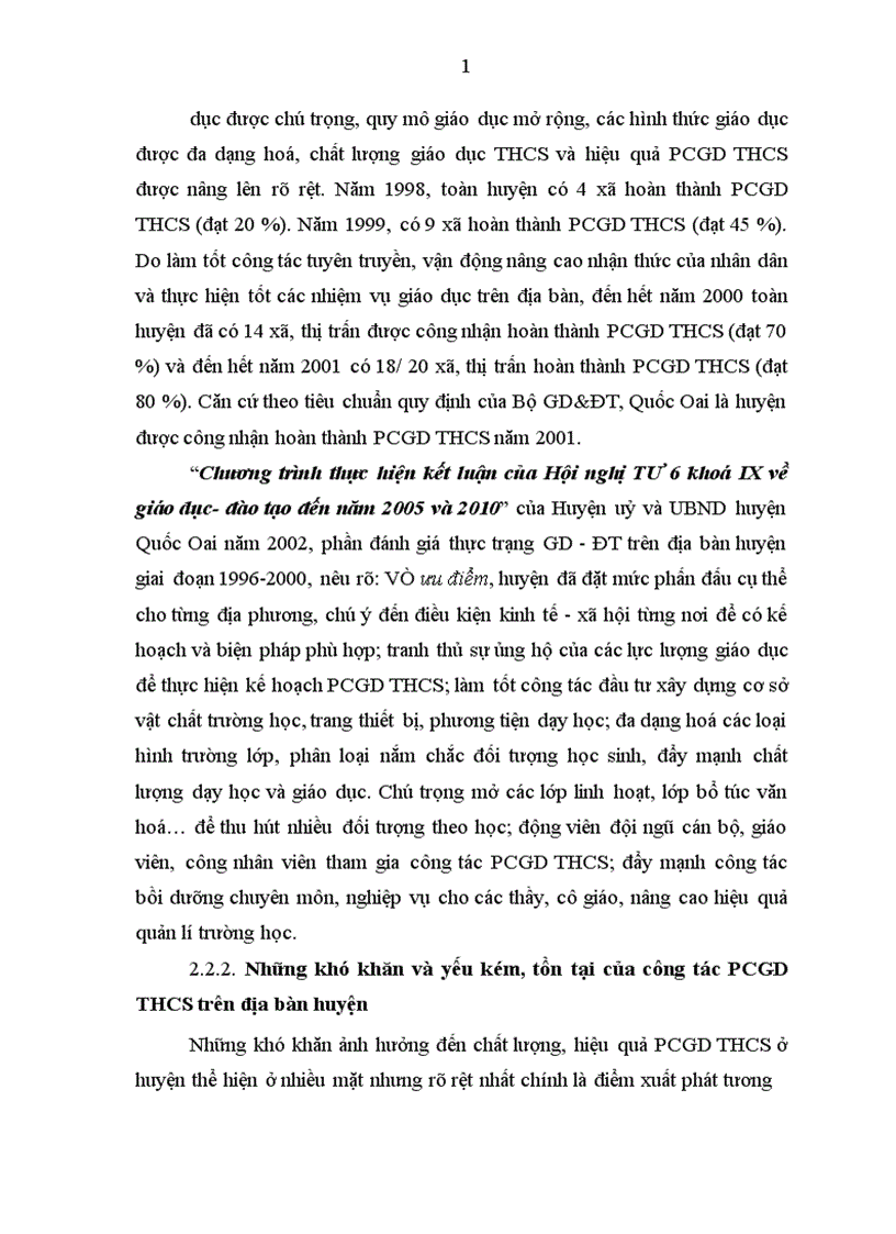 image for page Một số biện pháp phát triển đội ngũ giáo viên thực hiện Phổ cập Giáo dục Trung Học Cơ Sở huyện quốc oai tỉnh hà tây