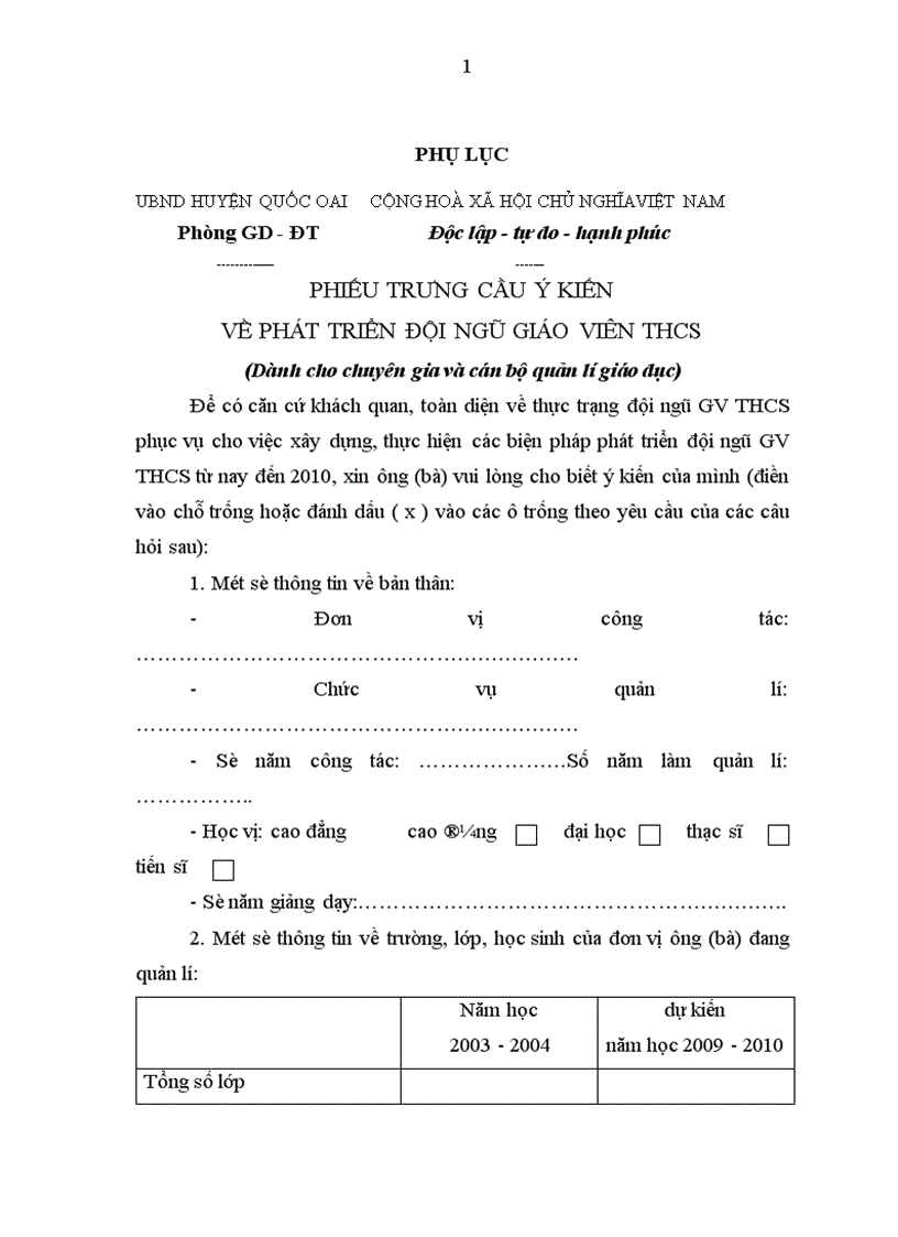 image for page Một số biện pháp phát triển đội ngũ giáo viên thực hiện Phổ cập Giáo dục Trung Học Cơ Sở huyện quốc oai tỉnh hà tây
