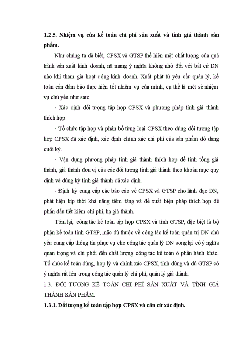 image for page Tổ chức kế toán CPSX và tính GTSP 1