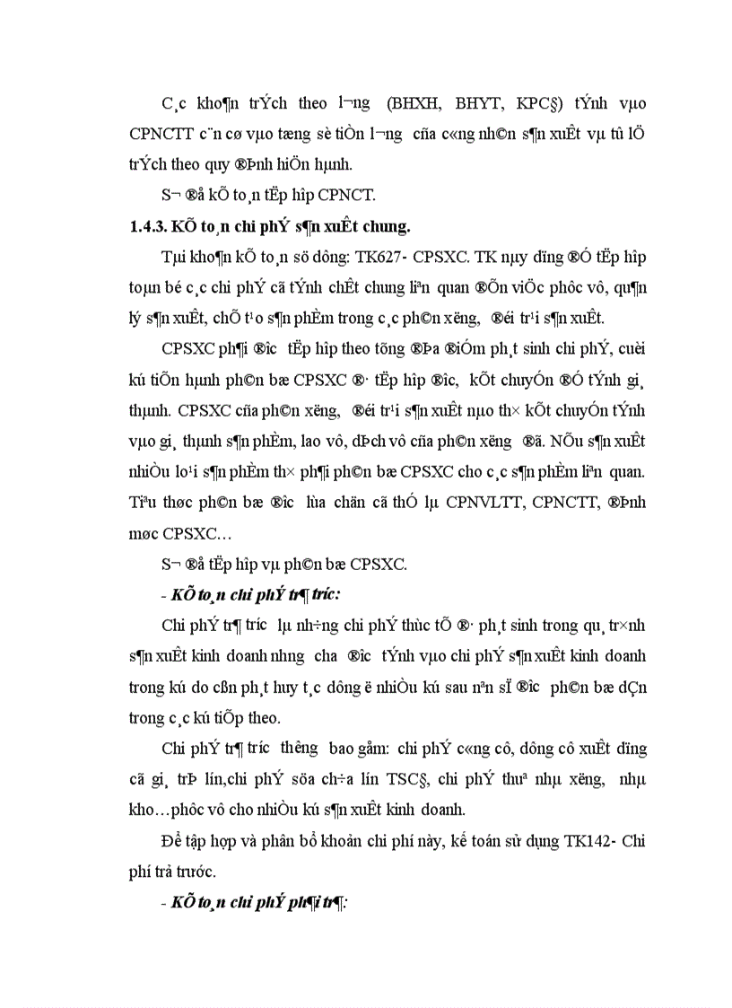 image for page Tổ chức kế toán CPSX và tính GTSP 1