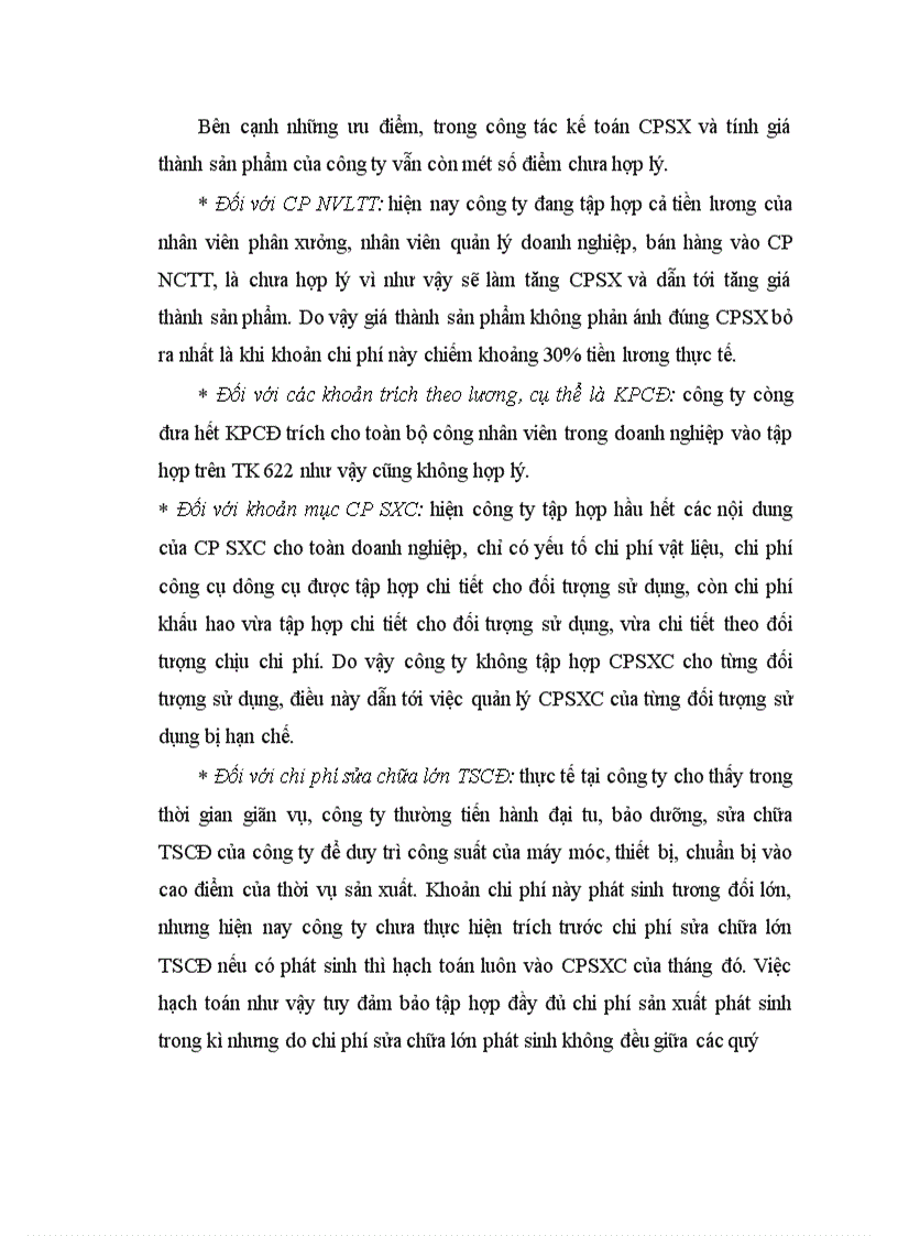 image for page Tổ chức kế toán CPSX và tính GTSP 1