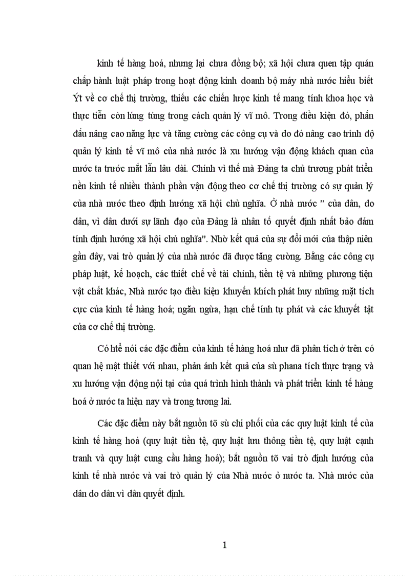 image for page Nền kinh tế hàng hoá nước ta trong quá trình hội nhập kinh tế quốc tế 1