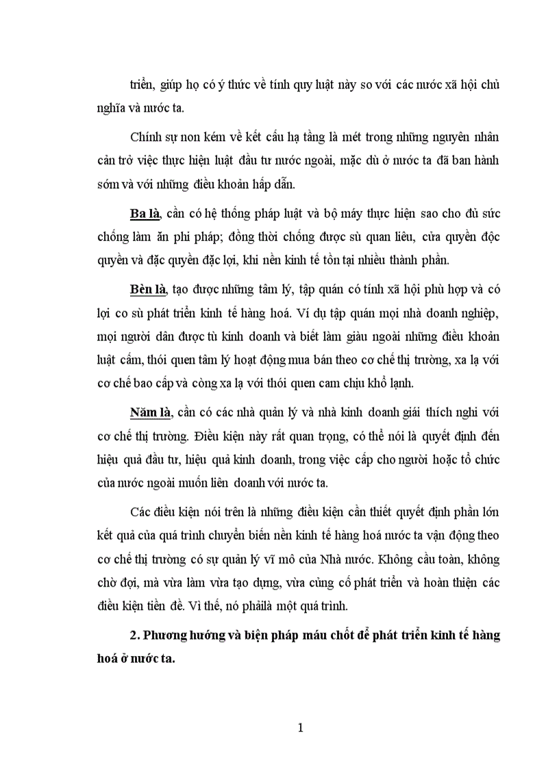 image for page Nền kinh tế hàng hoá nước ta trong quá trình hội nhập kinh tế quốc tế 1