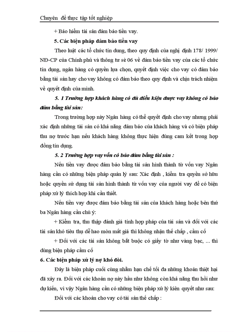 image for page Một số giải pháp hạn chế rủi ro an toàn tín dụng đối với kinh tế ngoài quốc doanh tại Ngân hàng công thương Đống Đa 1